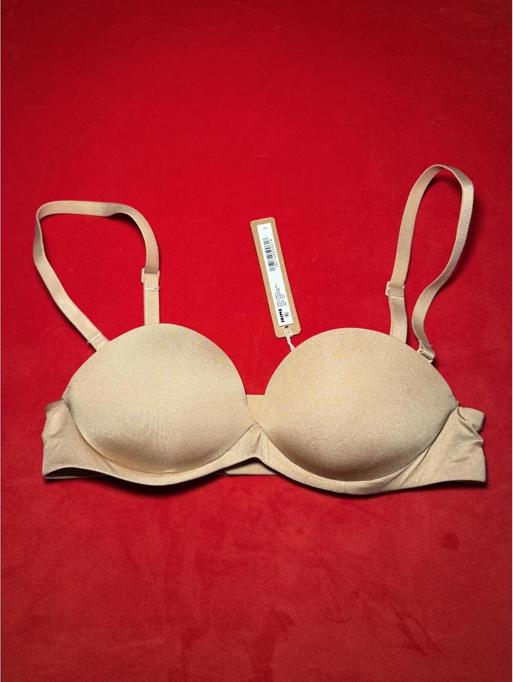 Skims Ultimate Push Up Strapless Bra Color Clay Size 32A